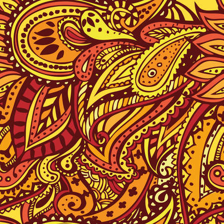 Paisley seamless patternのイラスト素材