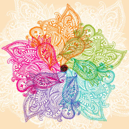 Mandala symbolのイラスト素材