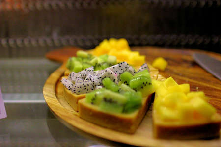 Dessert of fruits