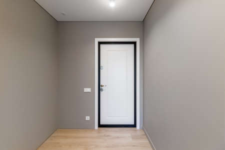 Wood doors open closed in the interior