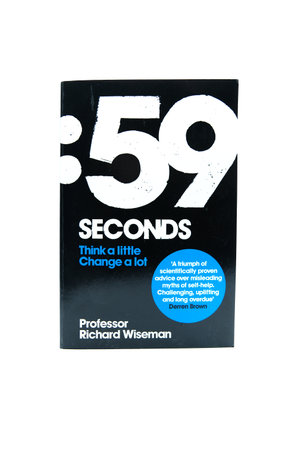 Lublin, Poland. March 11 2023. Paperback Edition of Richard Wiseman 59 Seconds: Think a Little,...