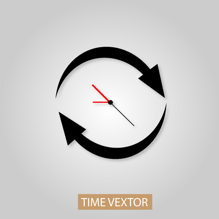 Icon Vextor Clockのイラスト素材
