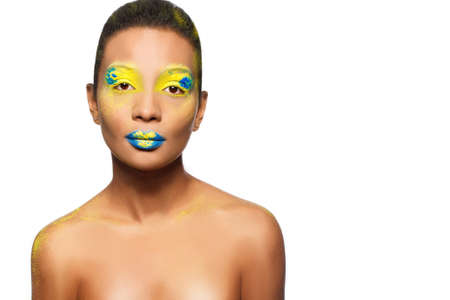Young girl model africanの写真素材