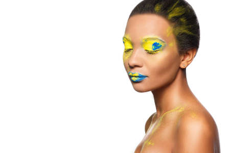 Young girl model africanの写真素材