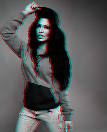 photo of a beautiful asian girl.の写真素材