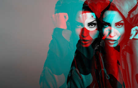 photo of a beautiful asian girl.の写真素材