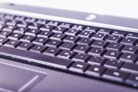 Keboard of a Business Notebookの写真素材