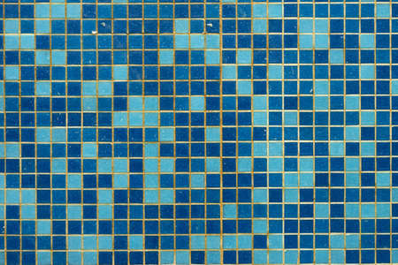 Blue swimming pool lido tile background texture
