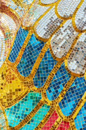 mirror mosaic decor backgroundの写真素材