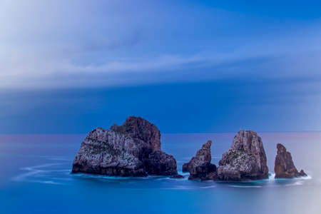 Playa de Arnia, Spain morningh shot