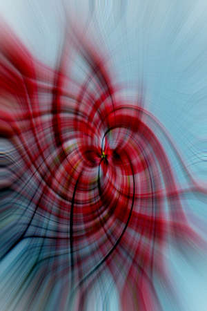 A 3D rendering of an abstract bright colorful spiral backgroundの写真素材