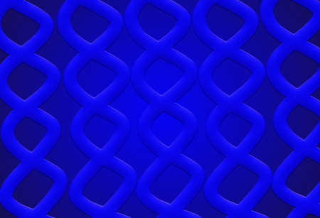 A 3D illustration blue seamless pattern abstract squares background
