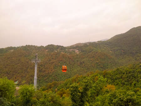 A cable Car way to mountains