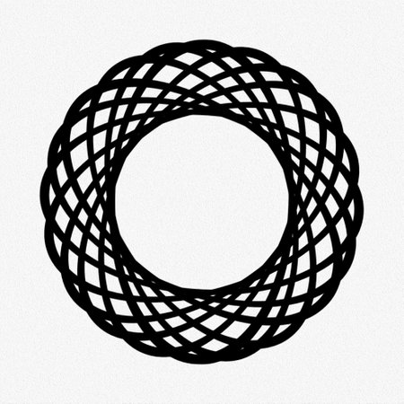 Design monochrome circle element. Abstract grating backdrop. art illustrationの写真素材