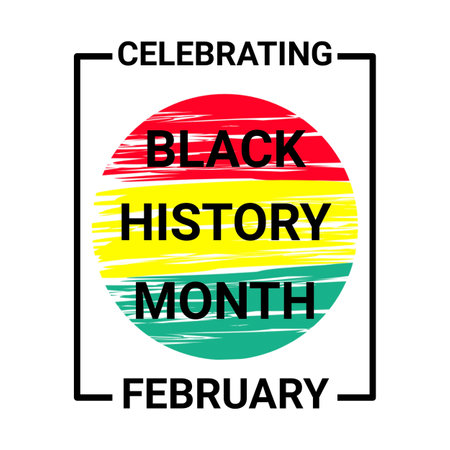 Black history month celebrate. 3D illustration design graphic Black history monthの写真素材