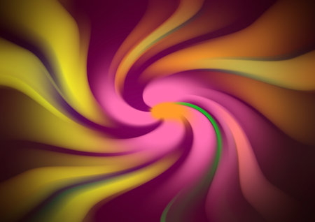 abstract background with colorful swirls. 3D illustration for your design