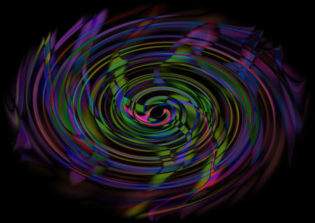 abstract fractal background a computer-generated 3D illustration, textureの写真素材