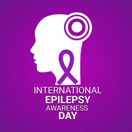 International Epilepsy awareness day 3D Illustration. Suitable for greeting card, poster and bannerの写真素材