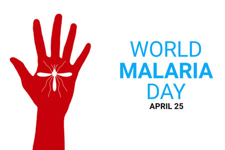 World Malaria Day. April 25. illustration. Design for banner, poster or print.の写真素材