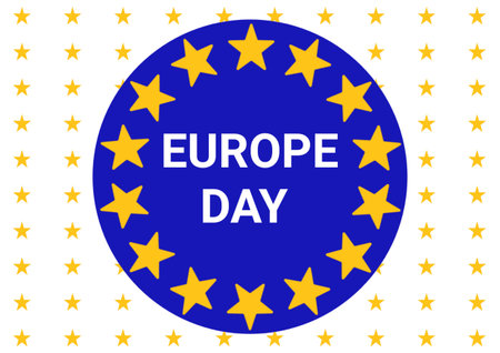 Europe Day. Suitable for greeting card, poster and banner. illustrationの写真素材