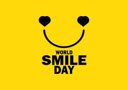 World Smile Day Vector Design For Banner or Background. Vector Illustrationのイラスト素材