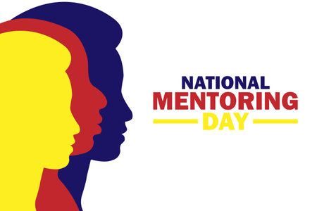 National Mentoring Day Vector Illustration. Suitable for greeting card, poster and bannerのイラスト素材