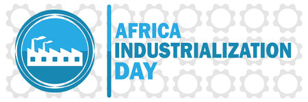 Africa Industrialization Day. Vector illustration. Suitable for greeting card, poster and bannerのイラスト素材