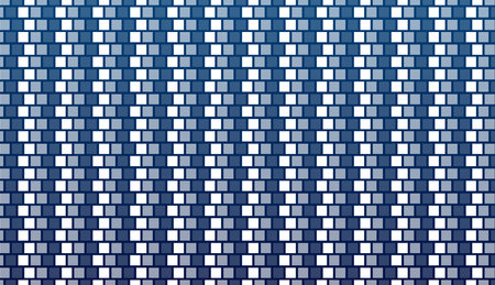 Abstract blue and white square mosaic pattern.  Perfect for backgrounds or digital designs.
