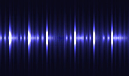 abstract blue background with linesの写真素材