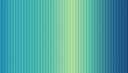 A smooth teal-to-blue vertical line gradient background with soft luminous center shading, ideal for modern design, digital art, and abstract graphic projects.の写真素材