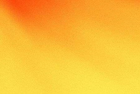 Warm Yellow Orange Abstract Gradient Background With Soft Grain Texture