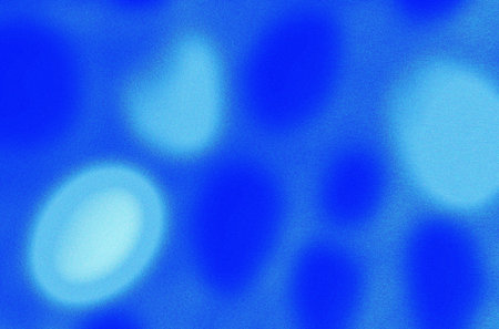 Vibrant Blue Abstract Bokeh Background â€“ Soft Glowing Blurred Light Texture Wallpaper. Subtle...