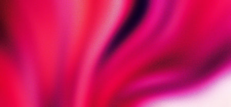 Retro Grainy Pink Magenta Abstract Gradient Background with Smooth Flowing Light Waves Noise Texture...