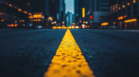 Asphalt road with traffic light in shanghai china.の素材