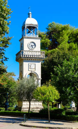 Ioannina old clock tower, city symbol. Epirus region, Greeceの写真素材