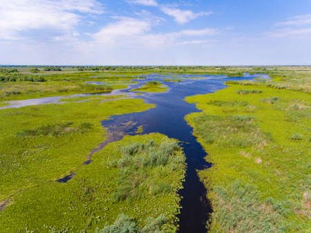 Danube Delta Romaniaの写真素材