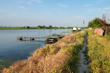 Mila 23, Romania, June 2017: Mila 23 fishermans village in Danube Deltaのeditorial素材