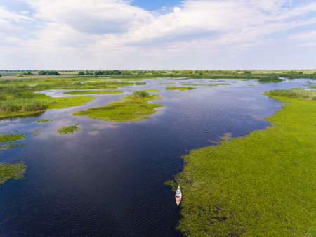 Danube Delta Romaniaの写真素材