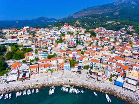 Beautifull Parga village on the east coast of Greeceのeditorial素材
