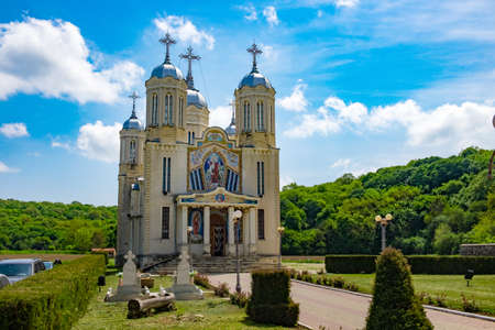 Dobrogea, Constanta,Romania, Mai 2017: Saint Andrew Monastery in the souther Dobrogeaのeditorial素材