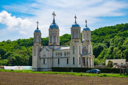 Dobrogea, Constanta,Romania, Mai 2017: Saint Andrew Monastery in the souther Dobrogeaのeditorial素材