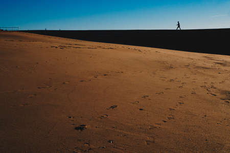 Cascais beach, Lisbon, Portugal in the morningの写真素材