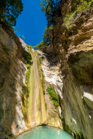Nidri town in Lefkada  Island Greece, the second biggest city and tourist destination on the island. Aerial viewの写真素材
