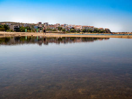 Skala Marion beach in Thassos, Greeceの写真素材