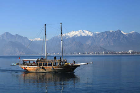 Boats in Antalyaの写真素材