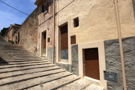 Houses in Pollencia Marllorcaの写真素材