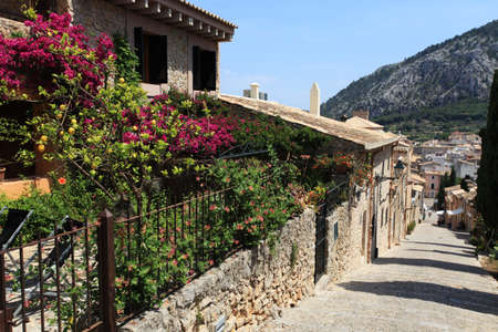 Houses in Pollencia Marlorcaの写真素材