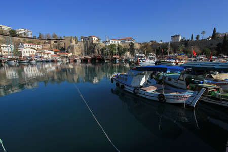 Ships in Antalya Turkeyのeditorial素材