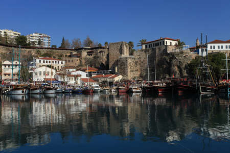 Ships in Antalya Turkeyのeditorial素材