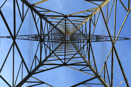 Energy Pylon in Germanyの写真素材